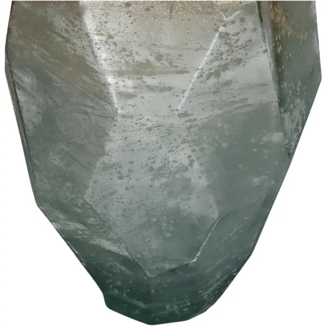 Βάζο Ώχρα Ανακυκλωμένο Γυαλί 29x29x59cm 3