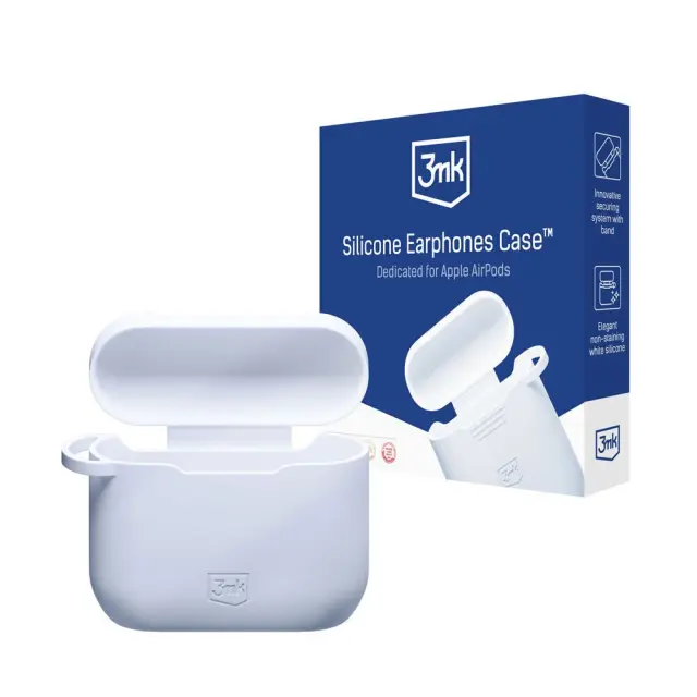 3mk® Θήκη Σιλικόνης για AirPods 3-White