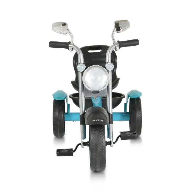 Byox Retro Τρίκυκλο Ποδήλατο με Μουσική και Φως Blue 3+ Ετών 3