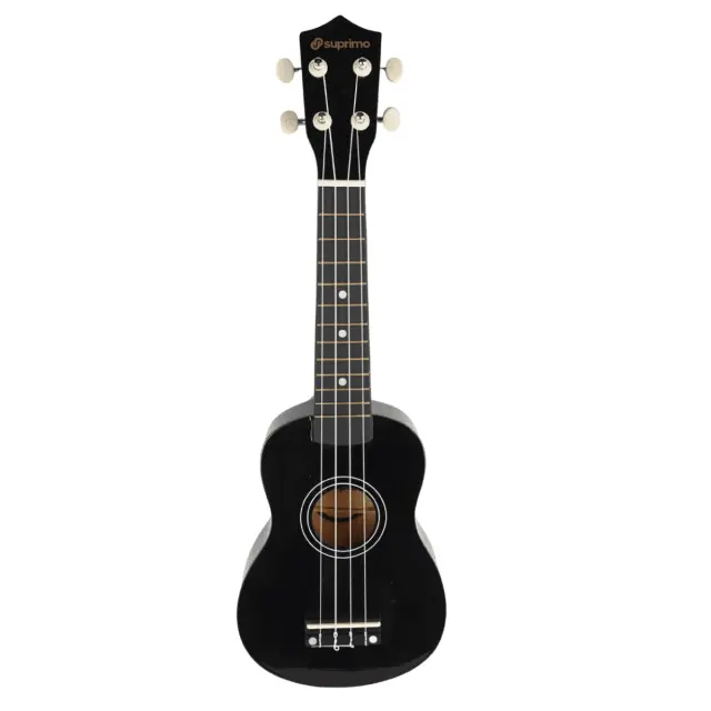 SUPRIMO UK21 BK soprano ukulele 21” black wooden for children learning to play