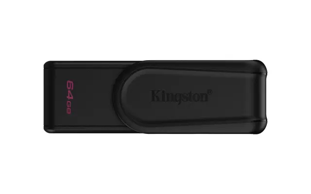 Kingston Technology DataTraveler 64GB Portable USB 3.2 Gen 1 Exodia S (Black-Black)