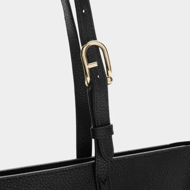 Furla - Γυναικεία Δερμάτινη Τσάντα Ώμου Ava Tote L WB02059-BX4329-3924S Μαύρο 2