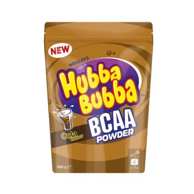 Wrigley’s Hubba Bubba BCAA Powder Cola Flavour 320gr (Aνάλωση κατά προτίμηση πριν από 18/07/26)