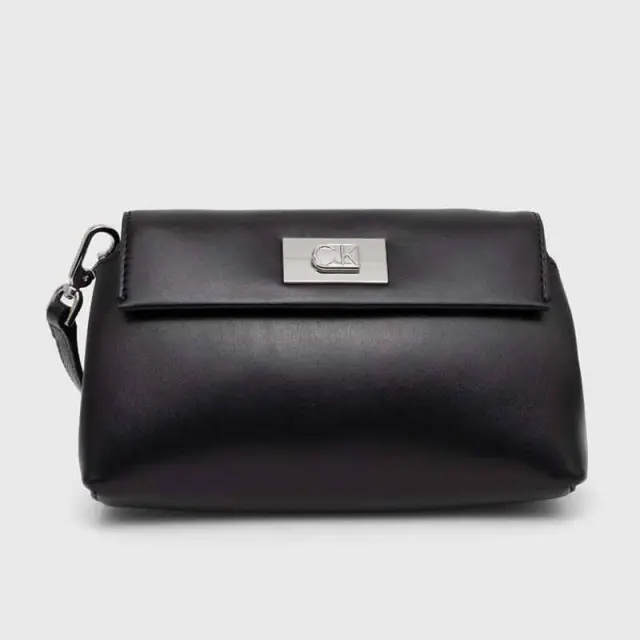 Calvin Klein - Γυναικεία Τσάντα Ώμου/Χιαστή Ck Push Crossbody K60K612633-BEH Μαύρο
