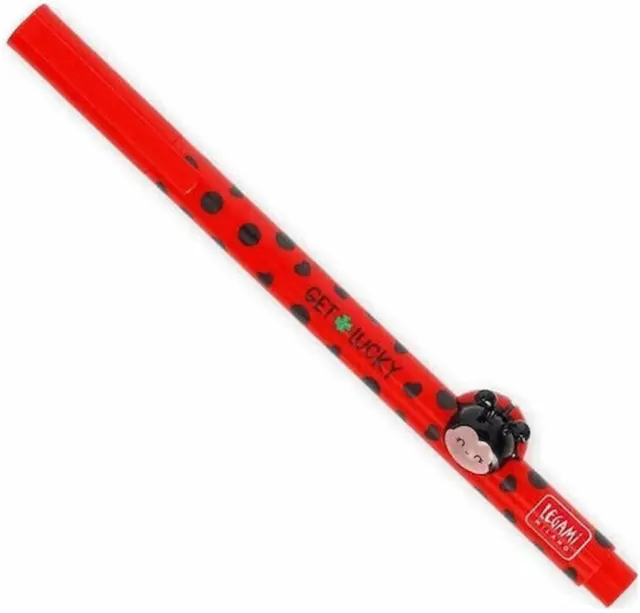 Στυλό Gel με Κόκκινο Μελάνι Lovely Friends Ladybug / CPP0027 (Legami)