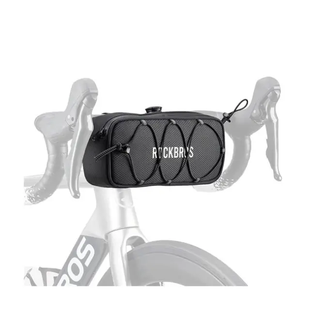 Rockbros TL001 Road to Sky 1.9L Waterproof Handlebar Bike Bag Black