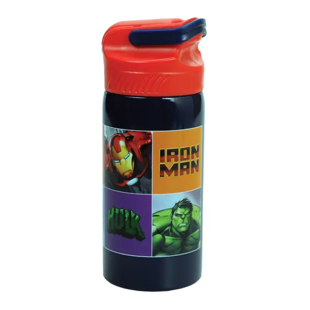 Παγούρι ανοξείδωτο με καλαμάκι Avengers 500ml 3