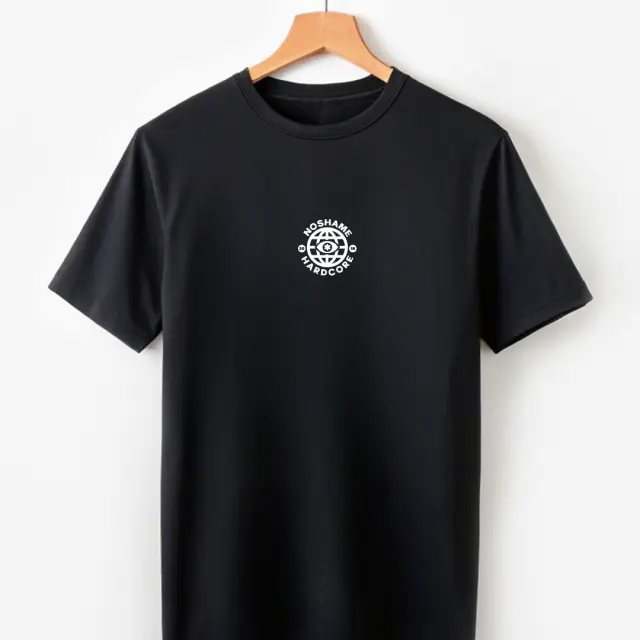 T-shirt Noshame® Μαύρο με τύπωμα Noshame Hardcore - 122535 - XXL 3