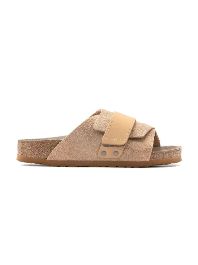 Birkenstock Πέδιλα Γυναικείο δέρμα Nubuck/Suede Μπεζ BIR/KYOTO 1022377 CLAY 3