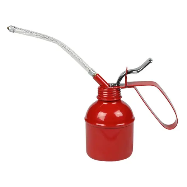 Oil can flexible spout
