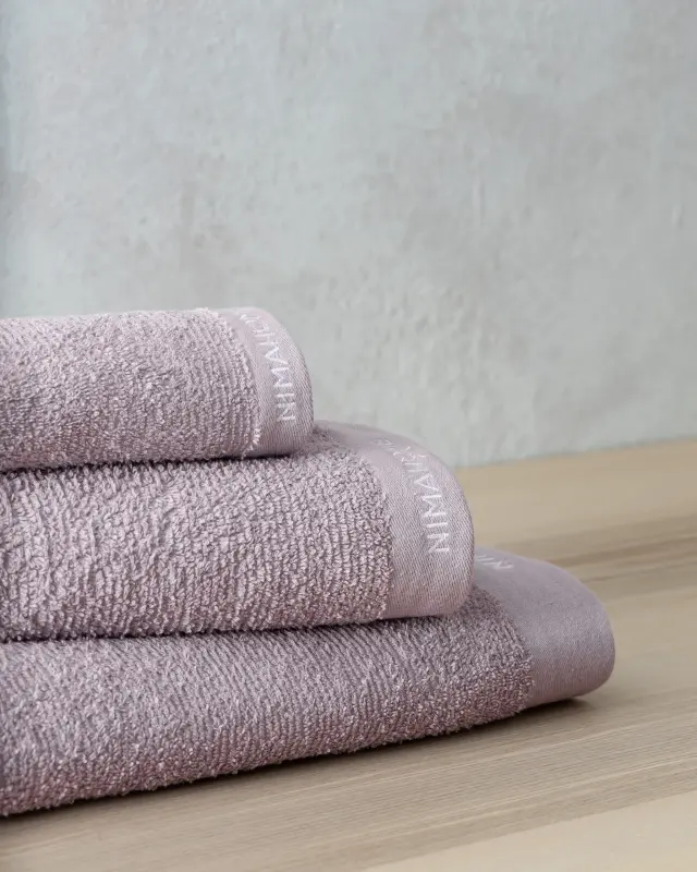 Nima Home Σετ Πετσέτες (30x50 + 50x90 + 70x140) - Auraia Dusty Pink