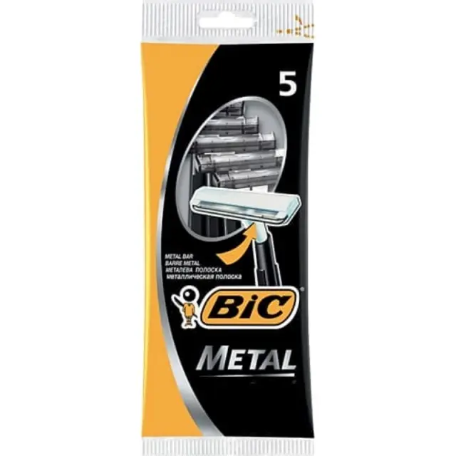 Bic Metal Ξυραφάκια μιας Χρήσης με 1 Λεπίδα 5τμχ