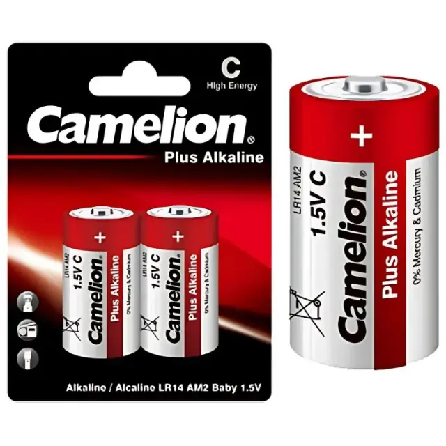 Camelion LR14-BP2 – Αλκαλικές Μπαταρίες C 1,5V (2 τμχ)