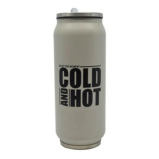 Ποτήρι Θερμός 'Cold and Hot' Μπεζ Inox 500ml ANKOR