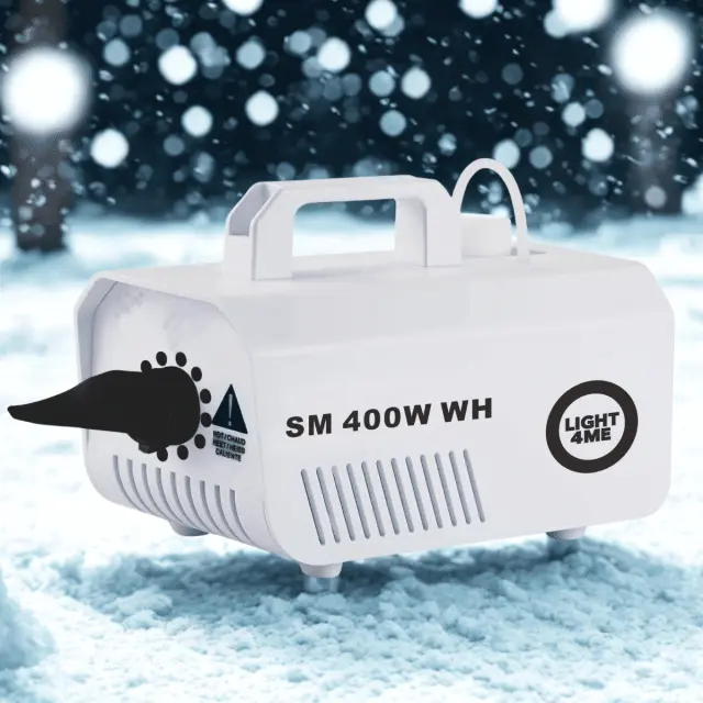 LIGHT4ME SM 400W WH snow machine generator white wireless remote wired controller 2