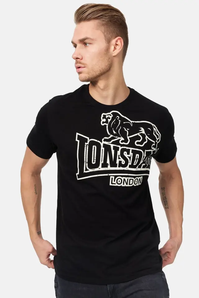 LONSDALE LANGSETT ΑΝΔΡΙΚΗ ΜΠΛΟΥΖΑ BLACK