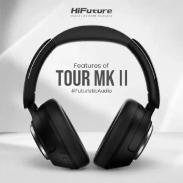 Ασύρματα Ακουστικά Κεφαλής HiFuture Tour Mk II Μαύρο N71902 3