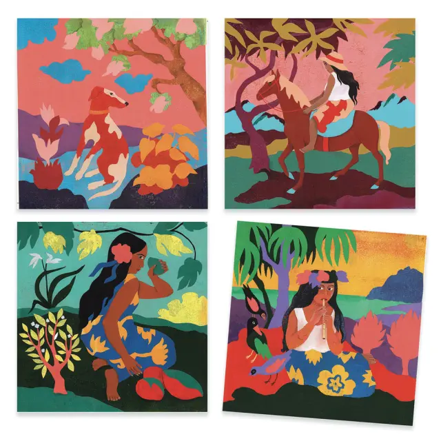 Djeco Inspired by Paul Gauguin - Ζωγραφική με ακουαρέλα Πολυνησία 7+ ετών 09372 2