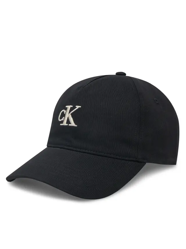 Calvin Klein Γυναικείο Καπέλο Jockey Embroidered Monogram Cap Μαύρο