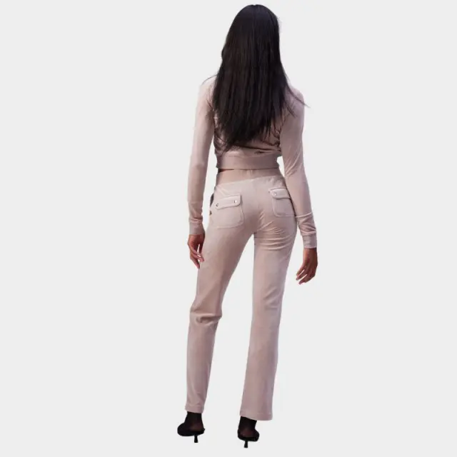 Παντελόνι Juicy Couture Velour JCAP180-379 Μπεζ - L 3