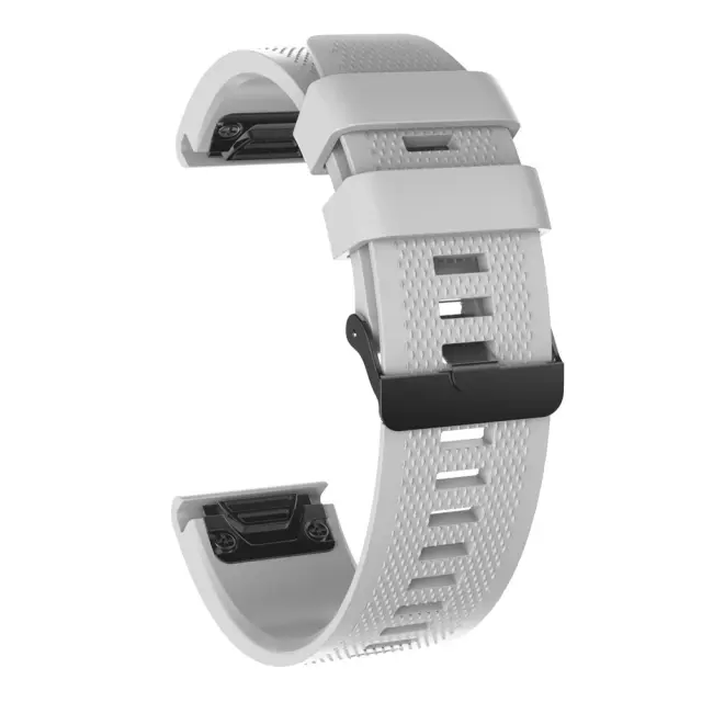 Twill Texture Λουράκι Σιλικόνης για Garmin Fenix 3/5x/3hr/5x Plus/6x/6x Pro/7x/8/9 (51mm)- Γκρι