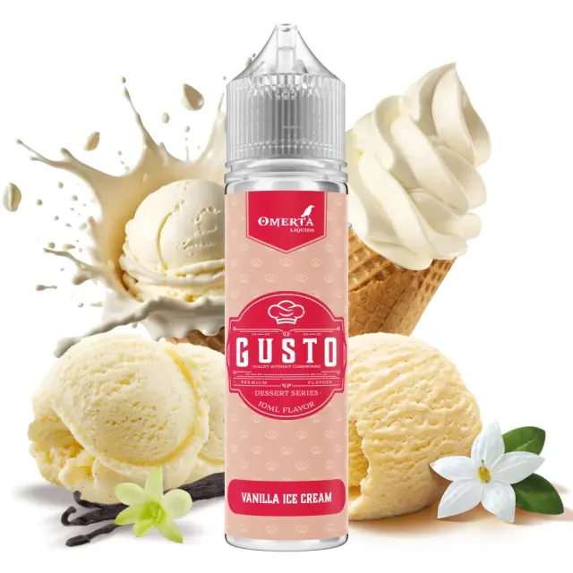 Vanilla Ice Cream 10ml (60ml) - Gusto by Omerta