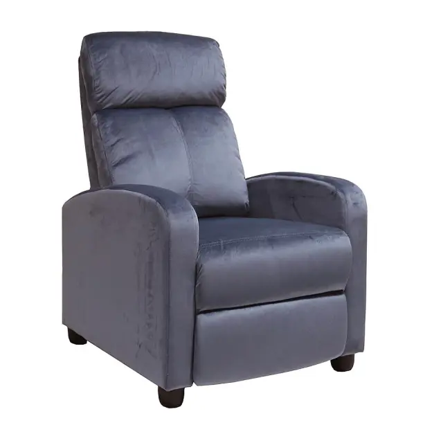 Πολυθρόνα Relax PORTER Γκρι Ύφασμα 68x86x99cm