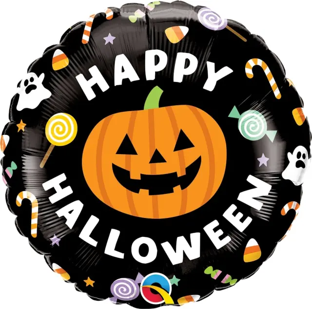 Μπαλόνι Φοιλ 18 Halloween Jack & Candies / 46 εκ - Κολοκύθα