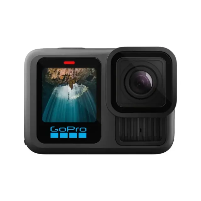 GoPro HERO13 Action Camera 5K Λήψης 360° Υποβρύχια Accessory Bundle με Οθόνη 2.27" και Wi-Fi Μαύρη
