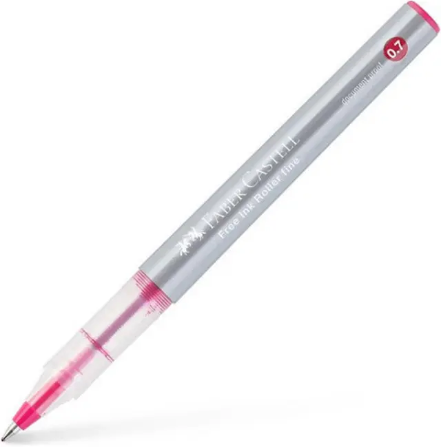 Faber Castell Free Ink Roller Στυλό Micro Gel 0,7 Φουξ / 12310040 (Faber Castell)