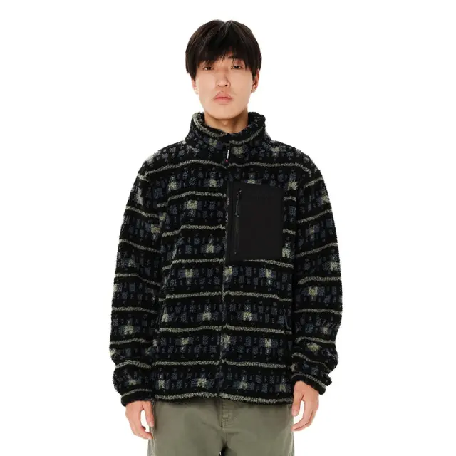 Emerson Men's Full Zip Sherpa (262.EM290.429-PR628 BLACK) - Μαύρο