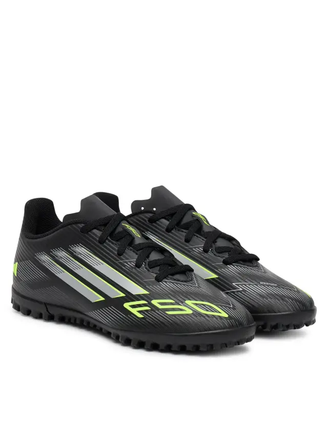 adidas Ποδοσφαιρικά Παπούτσια F50 Club Turf Boots Kids JI0038 Μαύρο - 38 2/3 2