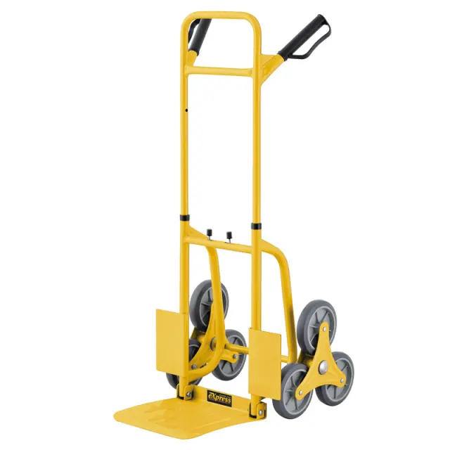 ΚΑΡΟΤΣΙ ΜΕΤΑΦΟΡΑΣ ΠΤΥΣΣΟΜΕΝΟ ΓΙΑ ΣΚΑΛΙΑ 120kg - 3 ΤΡΟΧΟΙ ΣΥΜΠΑΓΕΙΣ 150mm 631430