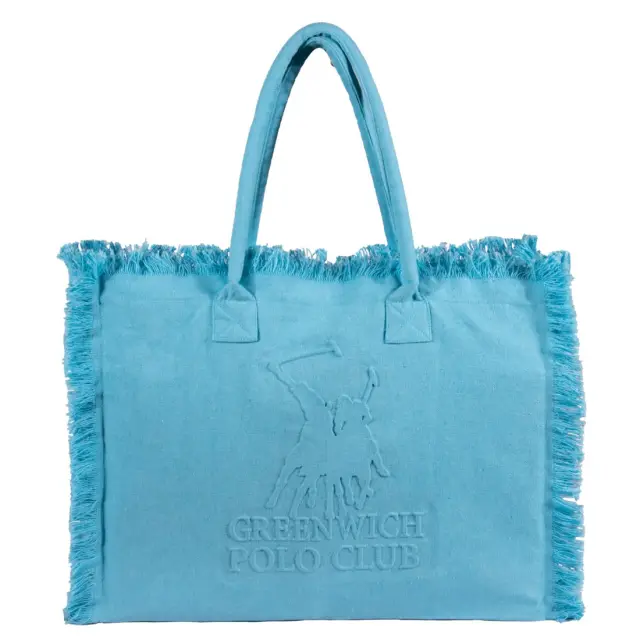 Τσάντα Θαλάσσης Greenwich Polo Club 5246 Aqua Blue 45x35