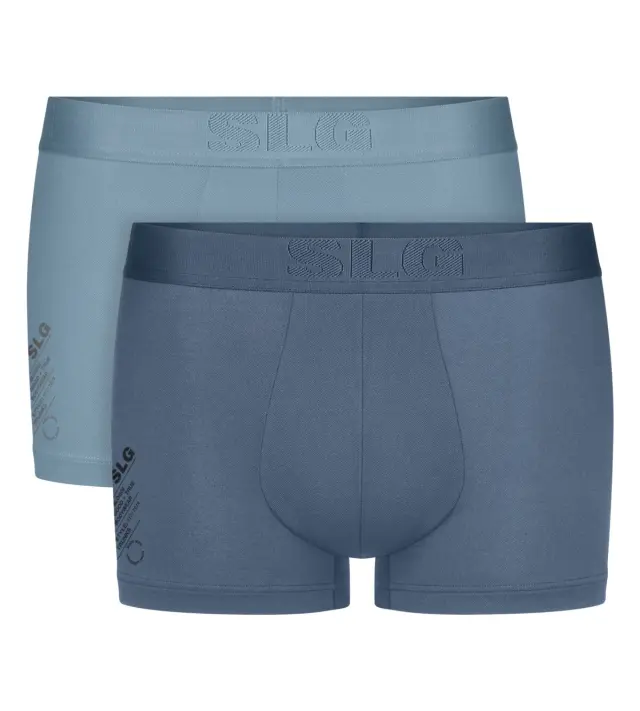 Sloggi Men Μποξεράκια SLG Base Soft Trunks Συνδυασμός Σιέλ 2-Pack - L 2