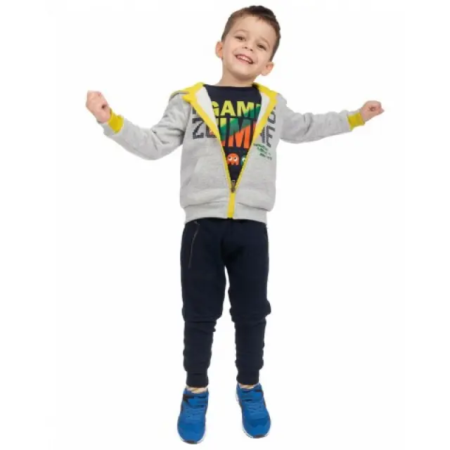 Mini 2 έως 10 ετών Φούτερ ζακέτα μελανζέ 2