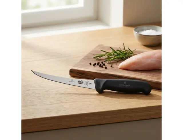 Μαχαίρι Ξεκοκαλίσματος Victorinox Fibrox με μήκος λεπίδας 15cm - Black5.6663.15