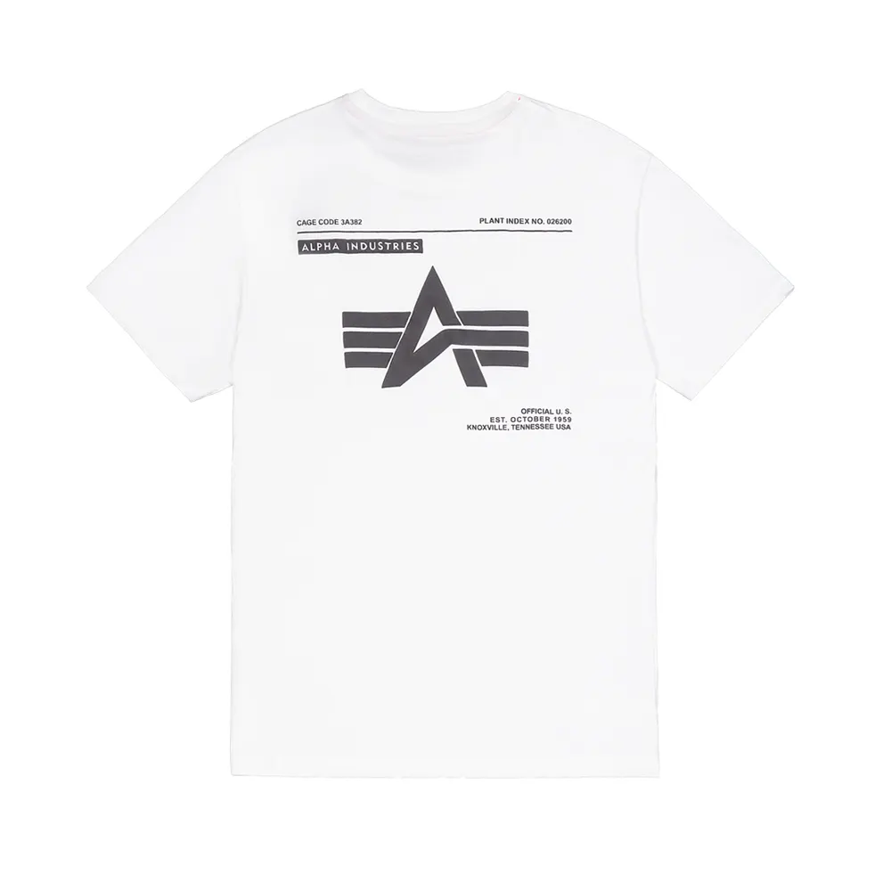 Basic Small Logo T-Shirt Navy Green | Alpha Industries