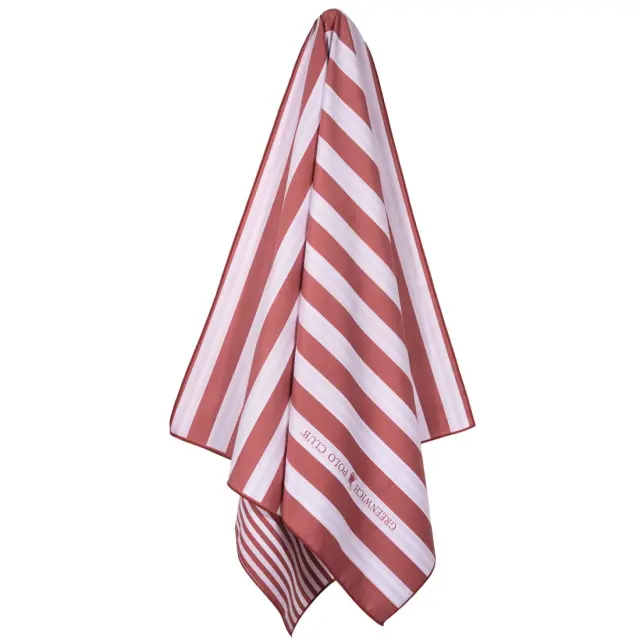 Πετσέτα Θαλάσσης 80x170 Greenwich Polo Club Micro Prints 5222 Red 100% Microfiber 2
