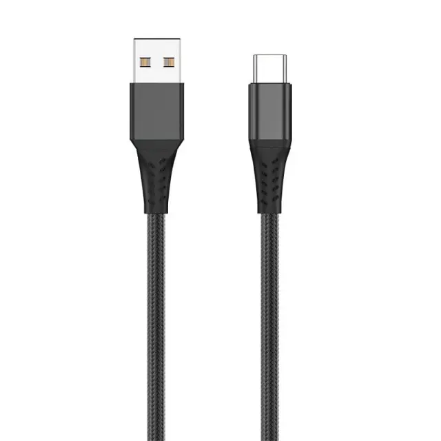 ΚΑΛΩΔΙΟ USB TYPE-A ΣΕ TYPE-C 2M ΜΑΥΡΟ 2
