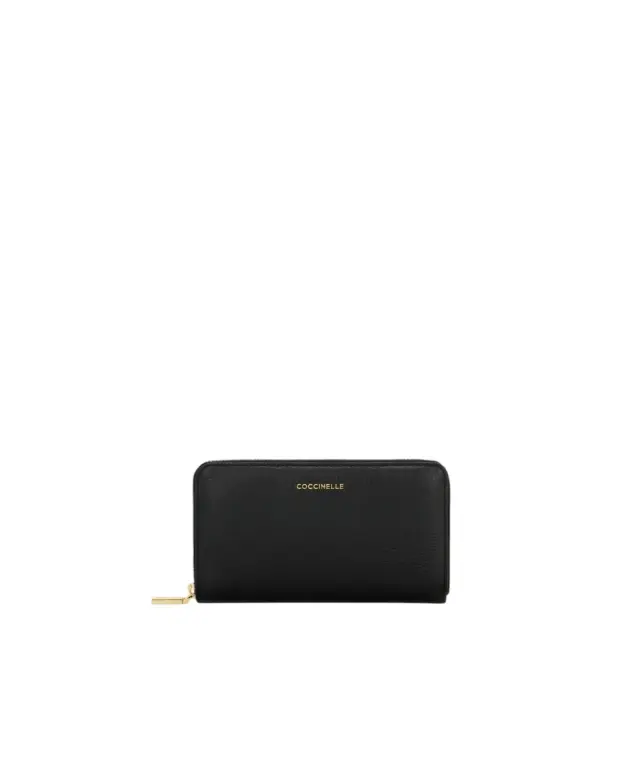 Coccinelle - Γυναικείο Πορτοφόλι Metallic Large E2MW5113201-001 Μαύρο