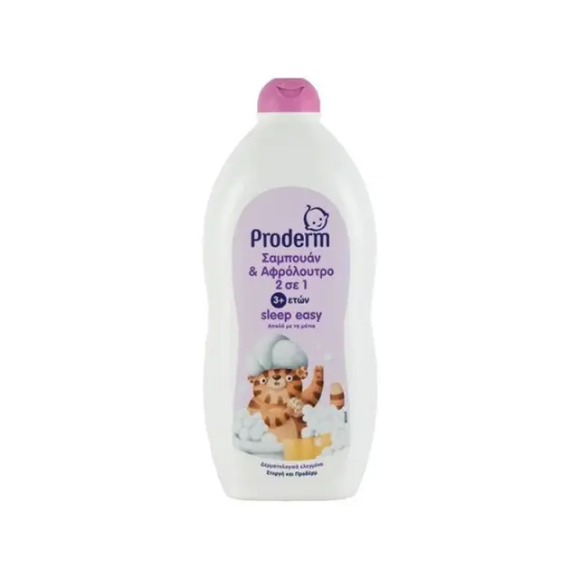 Proderm Παιδικό Αφρόλουτρο & Σαμπουάν Sleep Easy σε Μορφή Gel 700ml