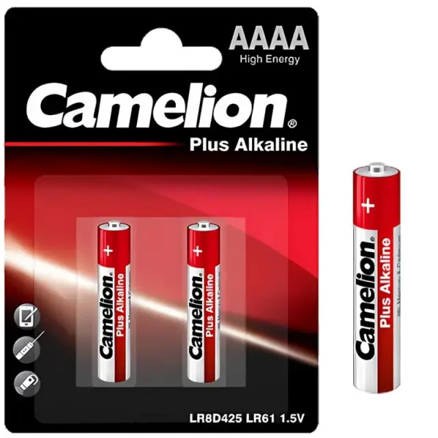 Camelion LR61-AAAA-BP2 – Μπαταρία Αλκαλική AAAA 1.5V (2τμχ)