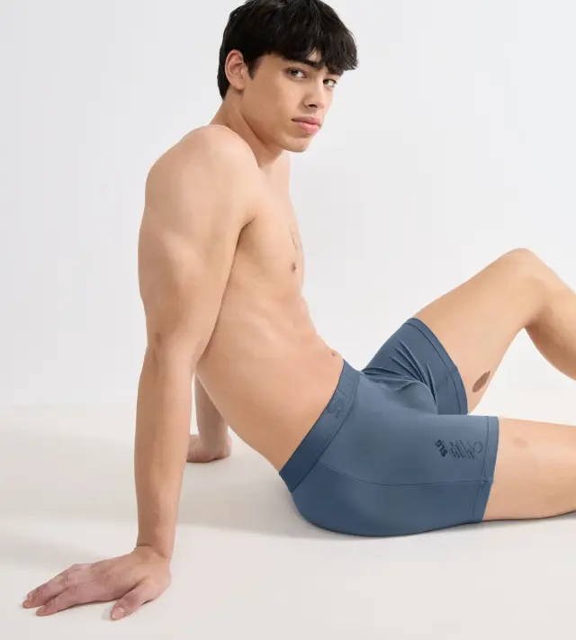 Sloggi Men Μποξεράκια SLG Base Soft Shorts Συνδυασμός Σιέλ 2-Pack - L