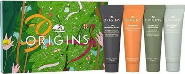 Origins Promo Multi-Maskers Clear Improvement Mάσκα Προσώπου, 15ml, Ginzing Glow-Boosting Mάσκα Προσώπου, 15ml, Drink Up Intensive Mάσκα Προσώπου, 15ml & Original Skin Mάσκα Προσώπου, 15ml, 1σετ