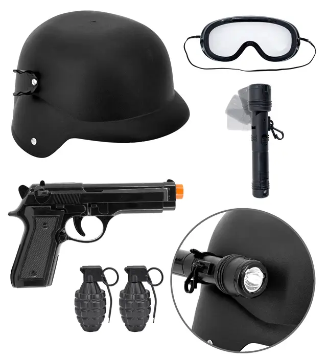Αποκριάτικο Σετ SWAT (Widmann) (W-42299)