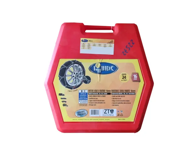 Αλυσιδα Χιονιού 2τμχ 16mm Για SUV Και VAN "GR 24" O-NORM 22572 LUBEX