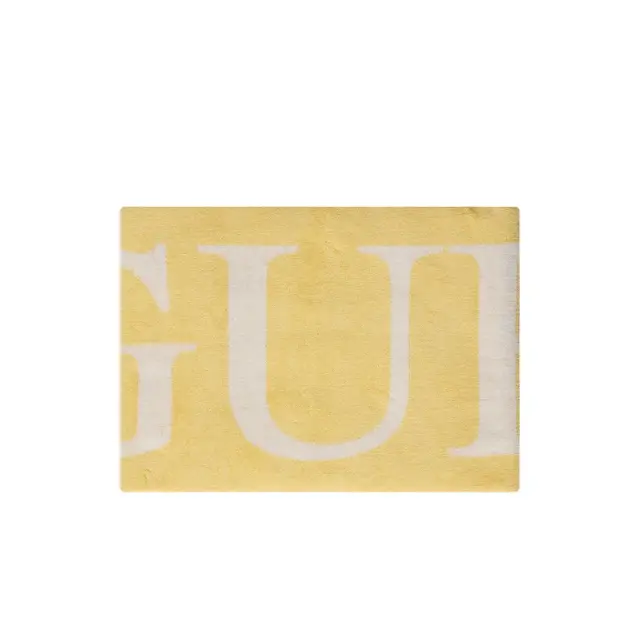 Guess Πετσέτα Θαλάσσης Lux Sponge Jacquard - 180 x 100 cm, Χρώμα Butter Corn - ONESIZE 2
