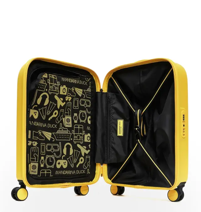 Βαλίτσα καμπίνας σκληρή MANDARINA DUCK P10SZV34 55x35x23/26 cm Κίτρινο 3