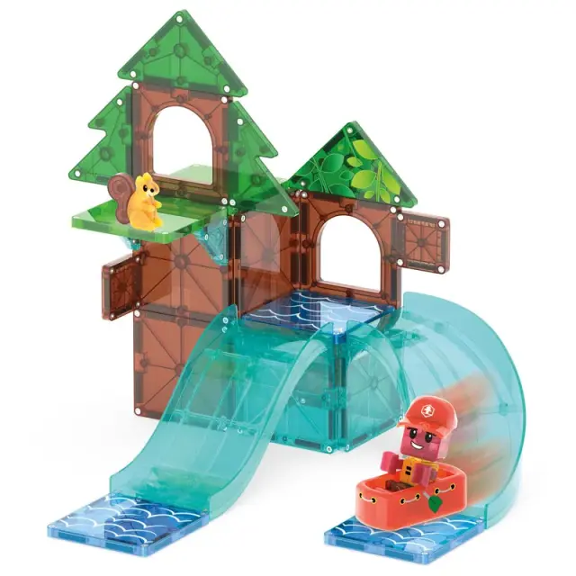 MAGNA-TILES Raging Rapids 27 Τεμάχια – Μαγνητικά Πλακίδια STEM / 262027RR (Magna-Tiles) 2